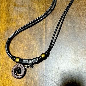 New brown and black necklace